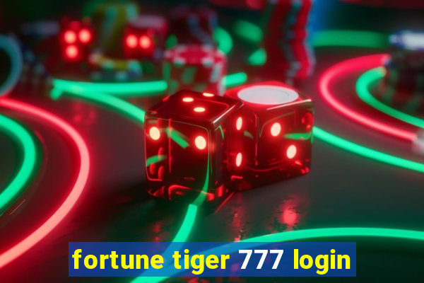 fortune tiger 777 login